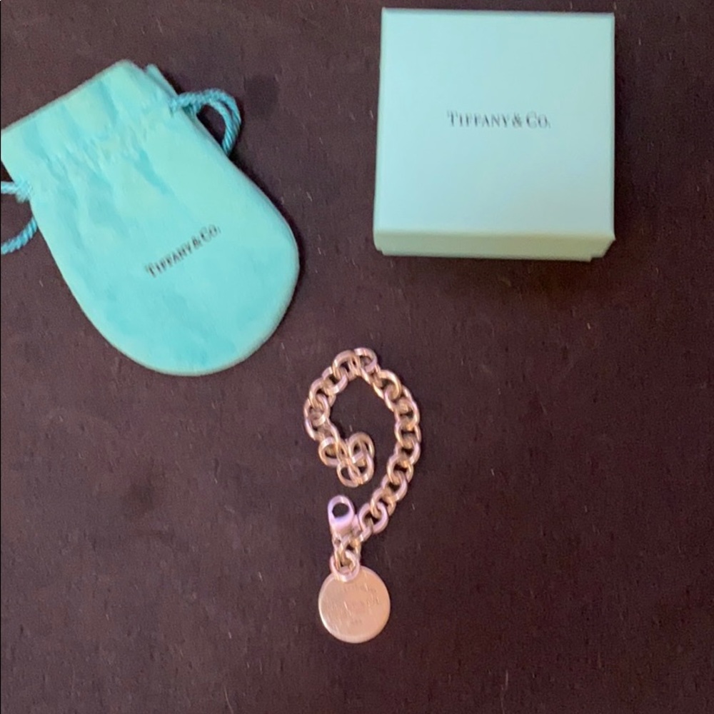 Tiffany round disc bracelet